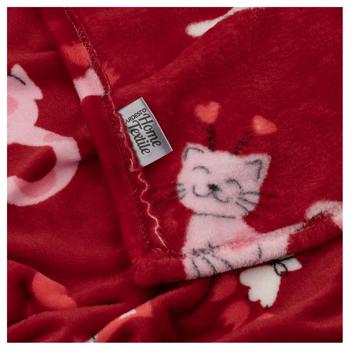 Ardesto Flannel Cats with Hearts Plaid 160*200cm - buy, prices for - photo 4