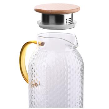 Ardesto Dew Jug with Bamboo Lid 1500ml - buy, prices for ULTRAMARKET - photo 4