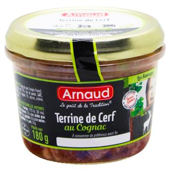 Террин Arnaud з оленини з коньяком 180г - купити, ціни на WINETIME - фото 1