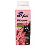 Shake Valio cow milk strawberries with cream 250ml Finland