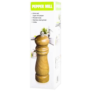 Млинок Pepper Mill дерев'яний малий - купити, ціни на МегаМаркет - фото 1