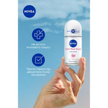 Антиперспирант шариковый Nivea Свежое прикосновение розы 50мл - купить, цены на - фото 4
