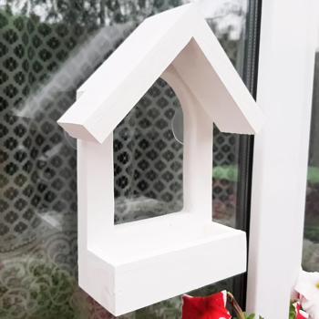 House for Birds Balcony Wood Window Bird Feeder 24.5x20x7cm - buy, prices for MasterZoo - photo 2