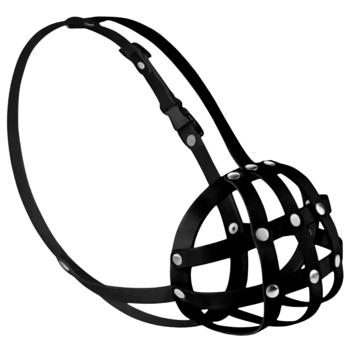 Barksi біотановий намордник для собак М - чорний - купити, ціни на MasterZoo - фото 5