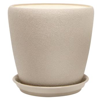 Gratsiya No.2 Cappuccino Silk Flowerpot 4.5l - buy, prices for MegaMarket - photo 1