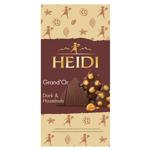 Шоколад темний Heidi Grand'or Dark & Hazelnut з цілим карамелізованим фундуком 100г