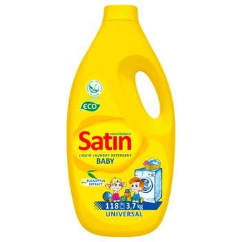 Satin Natural Balance Baby Liquid Laundry Detergent 3.7kg - buy, prices for EKO Market - photo 1