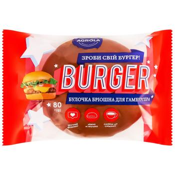 Agrola Frozen Brioche Bun for Hamburger 80g - buy, prices for Auchan - photo 1