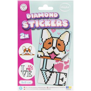 Набор с алмазной мозаикой Идейка на самоклеющейся основе 9х9см в ассортименте - купить, цены на Auchan - фото 4