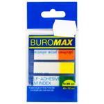 BuroМax Neon Plastic Bookmarks with Adhesive Strip