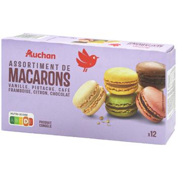 Auchan Mmm! Assorted Macarons 154g