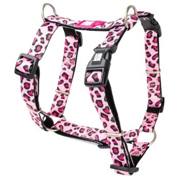Max and Molly H-Harness Рожевий леопард шлея для собак 43-51 см - різнокольоровий - купити, ціни на MasterZoo - фото 1