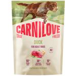 Корм сухий Carnilove True Fresh з качкою для собак всіх порід 1,5г