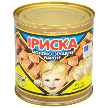 Молоко згущене Первомайський МКК Іриска варене нежирне 370г