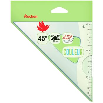 Трикутник Auchan 45° 20см