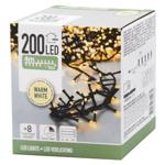 Гирлянда электрическая Koopman наружная 3хАА 200 LED 4,5м теплый белый