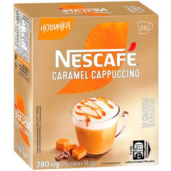 NESCAFÉ® Caramel Cappuccino Coffee Drink 14g*20pcs - buy, prices for METRO - photo 3