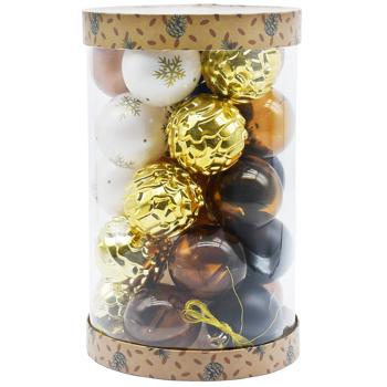 Actuel Set of Christmas Tree Balls 6cm 25pcs - buy, prices for Auchan - photo 1