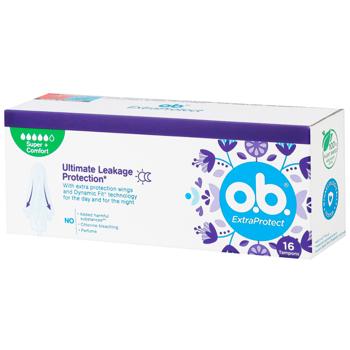 O.B. Extra Protect Super + Comfort Tampons 16pcs - buy, prices for MegaMarket - photo 8
