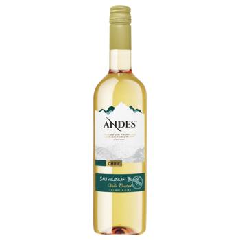 Andes Sauvignon Blanc White Dry Wine 13% 0.75l - buy, prices for NOVUS - photo 1
