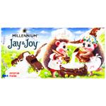 Шоколад молочный Jay&Joy с молочной начинкой 90г