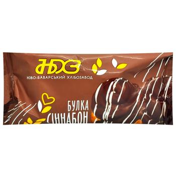 Novo-Bavarskyi Khlibozavod Cinnabon in Chocolate Glaze 180g - buy, prices for Supermarket "Kharkiv" - photo 1