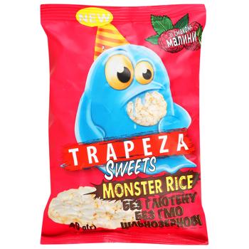Trapeza Sweets Rice Cakes with Raspberry 40g - buy, prices for Epicentr FOOD - photo 1