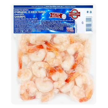 Креветки Karolina варено-морожені 31/40 400г - купити, ціни на КОСМОС - фото 1