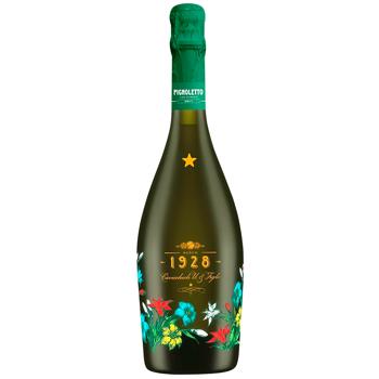 Вино игристое Cavicchioli Pignoletto Brut Spumante белое брют 11% 0,75л - купить, цены на WINETIME - фото 1