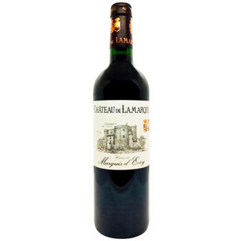 Chateau de Lamaroue Dry Red Wine 13% 0.75l - buy, prices for Supermarket "Kharkiv" - photo 1