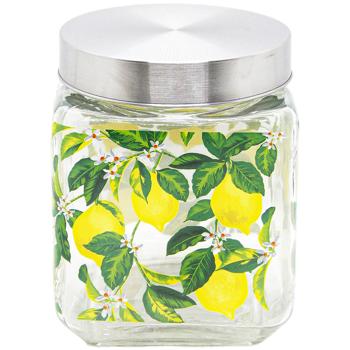 Банка для зберігання Galleryglass Lemon скляна 1,2л - купити, ціни на Auchan - фото 2