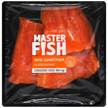 Master Fish Lightly Salted Salmon Fillets 400g