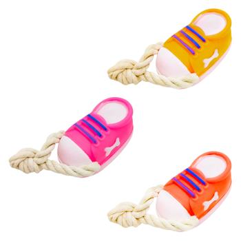 Shoes with a Rope Toy for Dogs 34cm