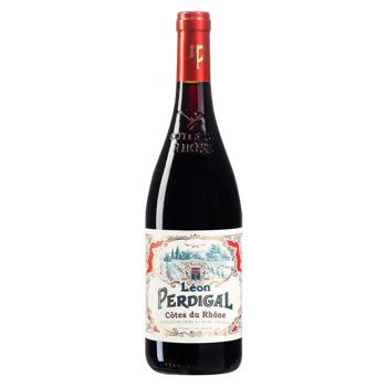 Вино Leon Perdigal красное сухое 13,5% 0,75л - купить, цены на NOVUS - фото 1