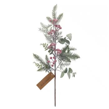 Ветка искусственная Koopman Сосна с ягодами 60см