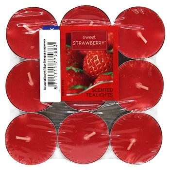 Bolsius Sweet Strawberry Tea Candle 18pcs - buy, prices for COSMOS - photo 2