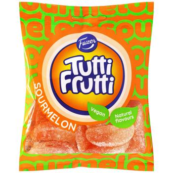 Fazer Tutti Frutti Sourmelon Chewy Sweets 90g - buy, prices for Auchan - photo 1