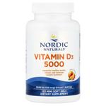 Витамин Д3 Nordic Naturals со вкусом апельсина 5000 МЕ 210 гелевых капсул