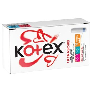 Kotex Normal UltraSorb Tampons 16pcs - buy, prices for MegaMarket - photo 2