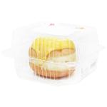 Auchan Mango Glazed Donut with Mango Maracuja Filling 80g