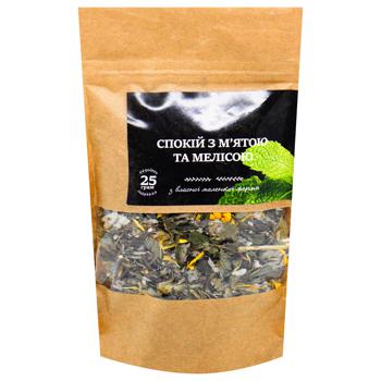 Calm tea with mint and lemon balm 25g - buy, prices for Auchan - photo 1