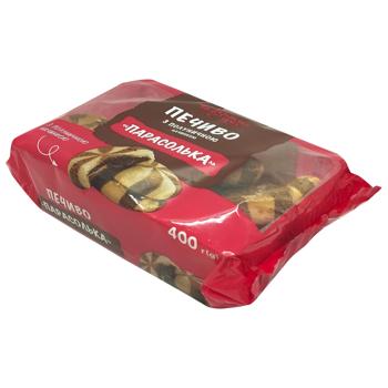 Ukrainska Zirka Parasolʹka Cookies with Strawberry Flling 400g - buy, prices for COSMOS - photo 2