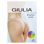 Giulia Brasilian Briefs Color Women's Panties S/M Deep Taupe