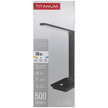 Лампа Titanum LED настільна чорна 10W - купити, ціни на КОСМОС - фото 2