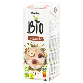 Напиток органический Auchan Bio фундук 1л - купить, цены на Auchan - фото 1