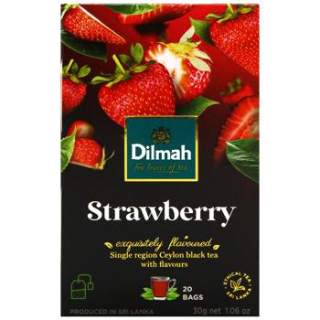 Чай черный Dilmah Клубника 1,5г*20шт - купить, цены на Эпицентр FOOD - фото 2