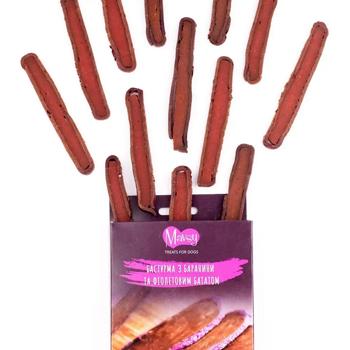 Ласощі для собак Mavsy Refined jerky 100 г - баранина - купити, ціни на MasterZoo - фото 2