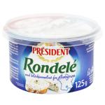 President Rondele Sheep's Milk Cheese with Blue Mold 73% 125g
