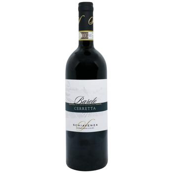 Вино Schiavenza Barolo Cerretta красное сухое 15% 0,75л - купить, цены на WINETIME - фото 1