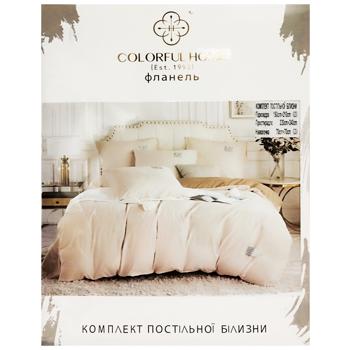 Комплект постільної білизни Colorful Home сімейний фланель150*210х2шт/220*240/70*70см - купити, ціни на Восторг - фото 3